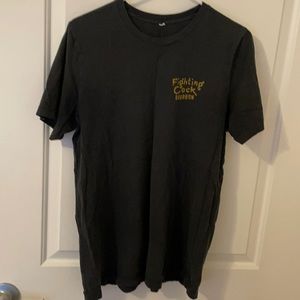 Men’s large black Fighting Cock KY Bourbon tshirt